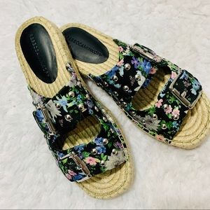 REBECCA MINKOFF Jodi Espadrille Floral Slides
